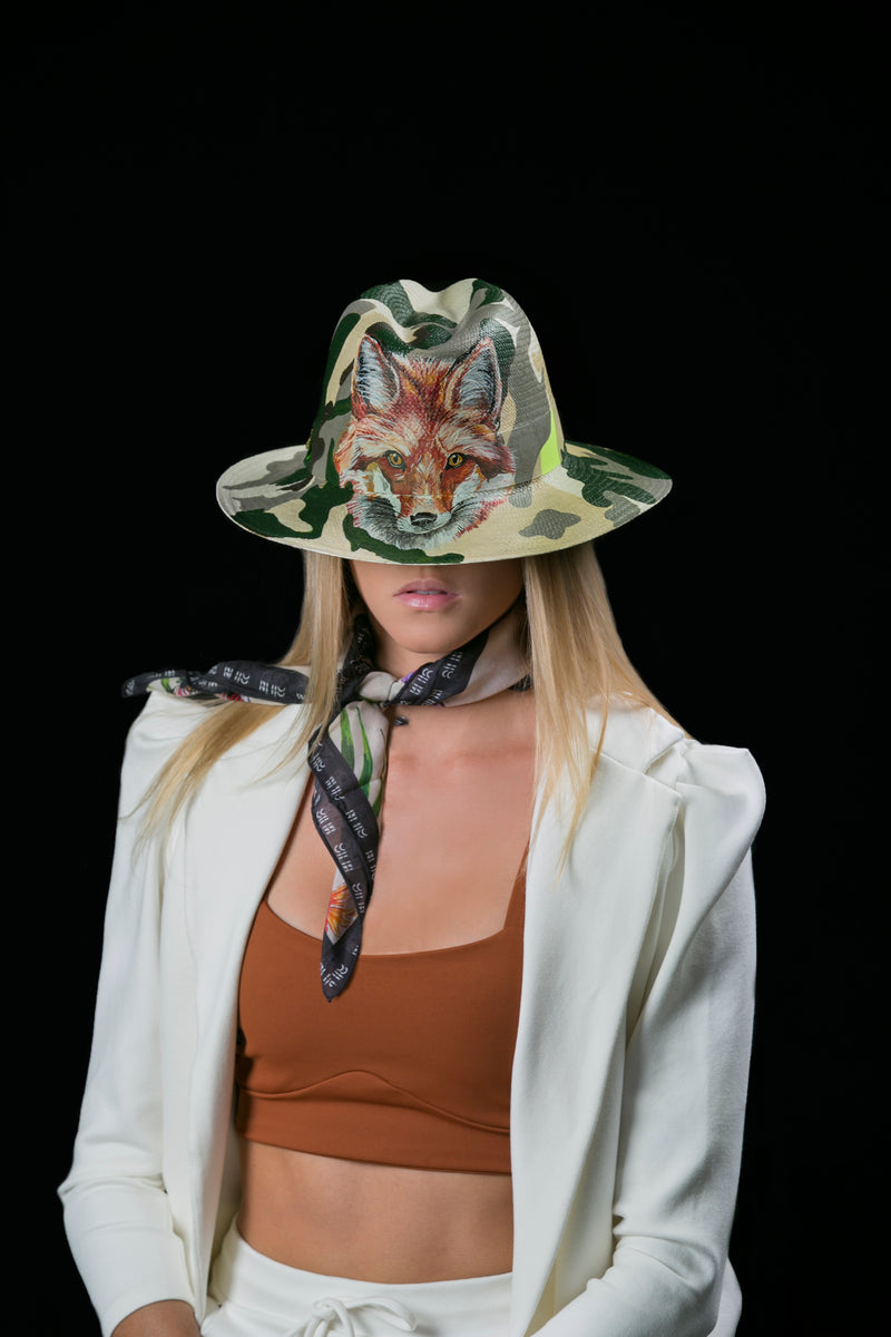 Panama Hat Zorro Camouflage - Qilin Brand