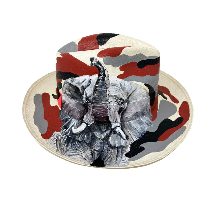 Panama Hat Elephant Camouflage - Qilin Brand