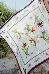 Botánica Silk Scarf - 36x36” - Qilin Brand