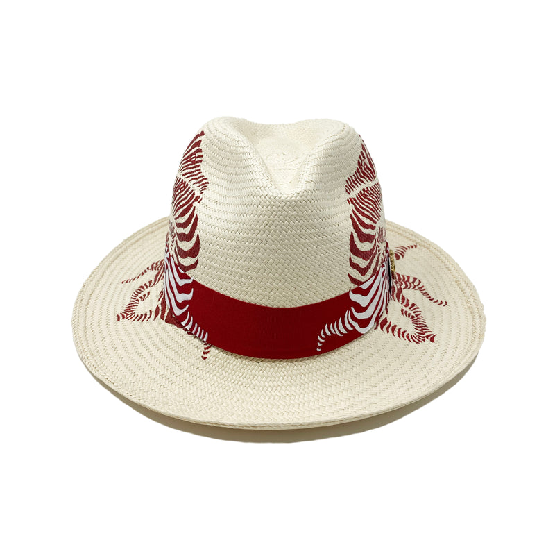 Panama Hat Love Affair Red - Qilin Brand