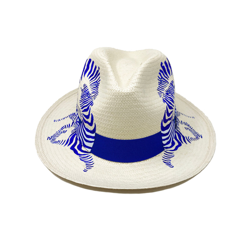 Panama Hat Love Affair Blue - Qilin Brand