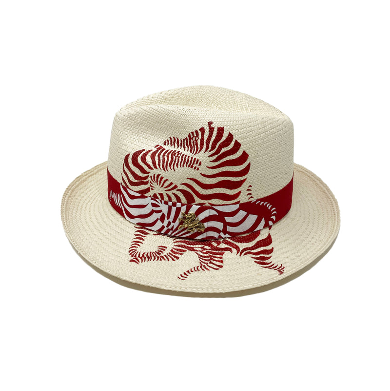 Panama Hat Love Affair Red - Qilin Brand