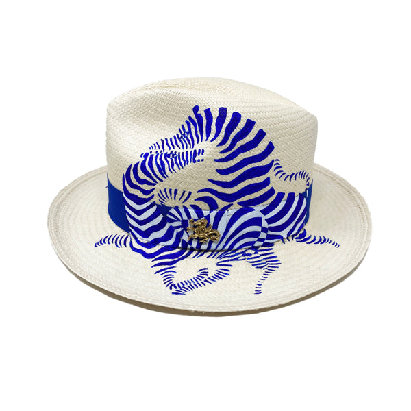 Panama Hat Love Affair Blue - Qilin Brand