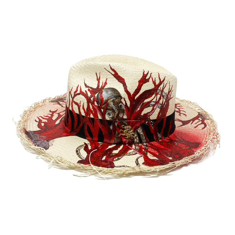 Panama Hat Frayed The Reef - Qilin Brand