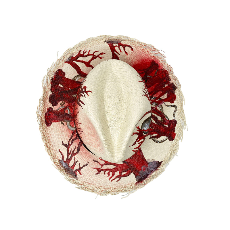 Panama Hat Frayed The Reef - Qilin Brand
