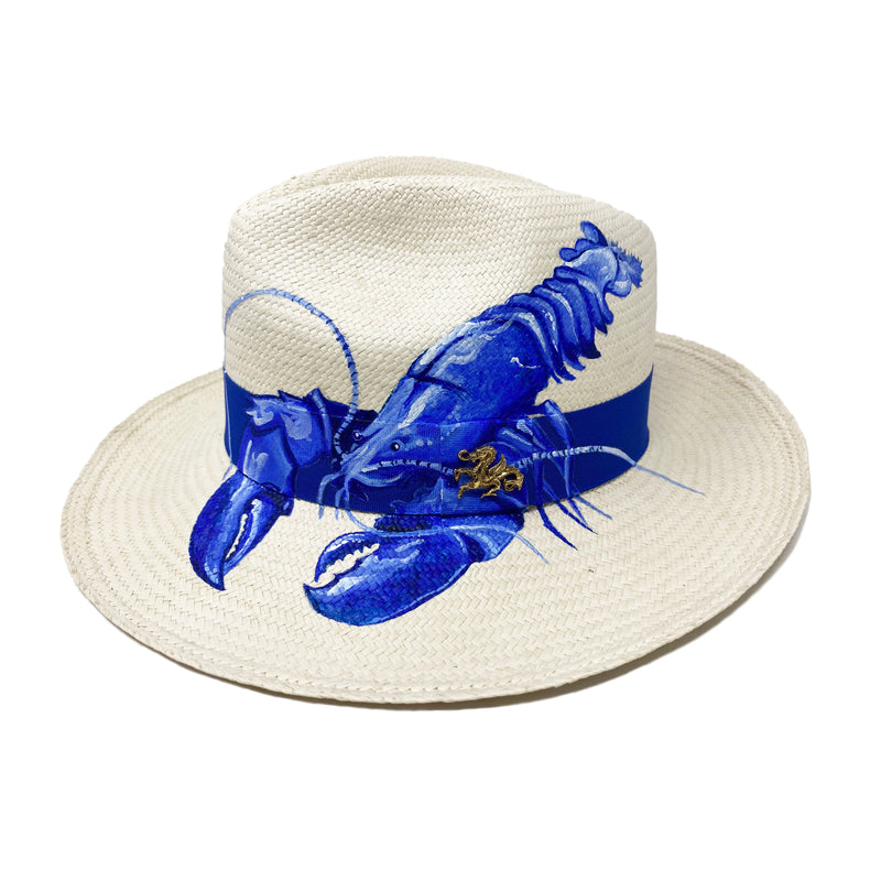 Panama Hat Blue Lobster - Qilin Brand