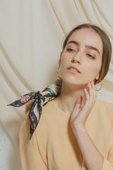 Qilin Bugs Cotton Silk Scarf - Qilin Brand
