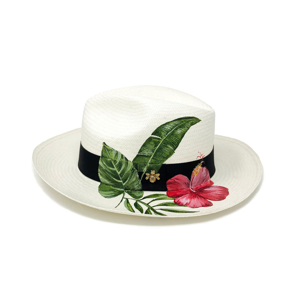 Panama Hat Rosemallow - Qilin Brand