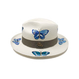 Panama Hat Blue Butterflies - Qilin Brand