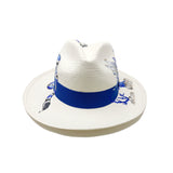 Panama Hat Blue Snake and Coral - Qilin Brand