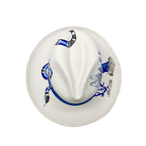 Panama Hat Blue Snake and Coral - Qilin Brand