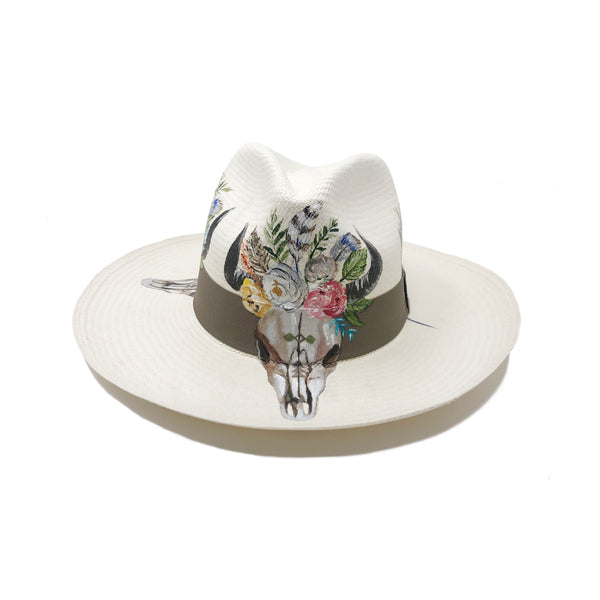 Panama Hat Desert Flower - Qilin Brand