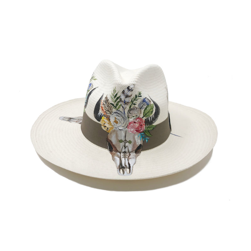 Panama Hat Desert Flower - Qilin Brand