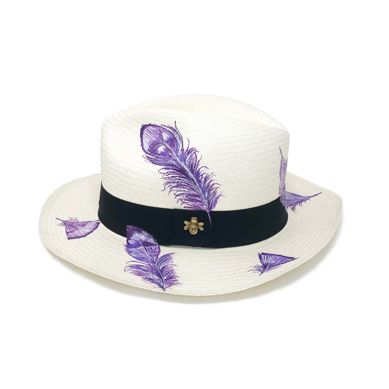 Panama Hat Feathers - Size 58 - Qilin Brand