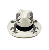 Panama Hat Dragon Sepia - Qilin Brand