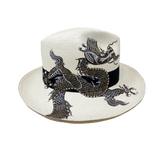 Panama Hat Dragon Sepia - Size 56 - Qilin Brand