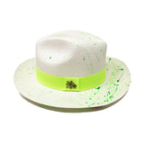 Panama Hat Neon Bee Splash - Qilin Brand