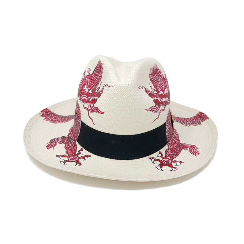 Panama Hat Red Dragon - Qilin Brand