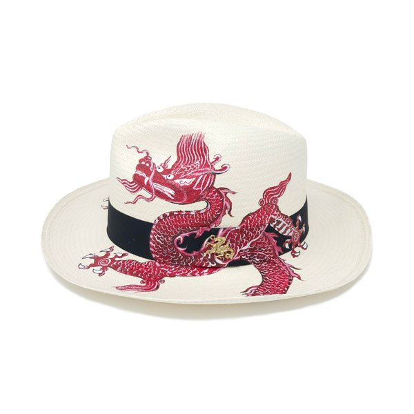 Panama Hat Red Dragon - Qilin Brand