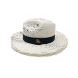 Panama Hat Frayed Splash - Qilin Brand